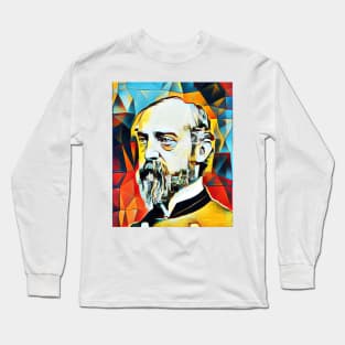 George Meade Abstract Portrait | George Meade Artwork Long Sleeve T-Shirt